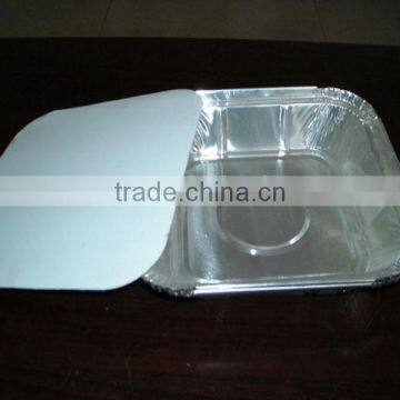 square aluminium foil food container