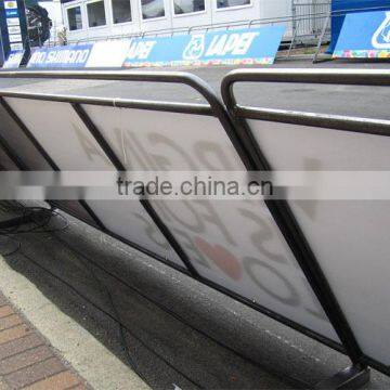 1.1X2.0M Cheap Steel Media Barricade Portable Steel Media Barrier