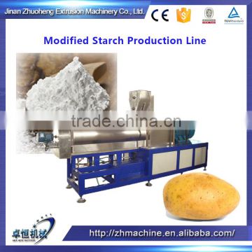 Modified potato starch extruder machine