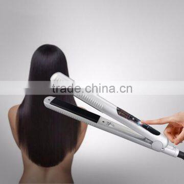 JBG-LS180 Professional Hair Extension Iron LED Disply Far Infrared Ionic Hair Flat Iron Hair Straightener Brush photo-5