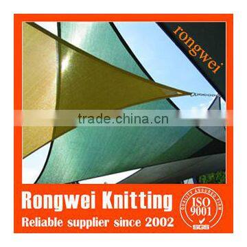 Car Park dark green Sun Shade Sail from changzhou grand nets