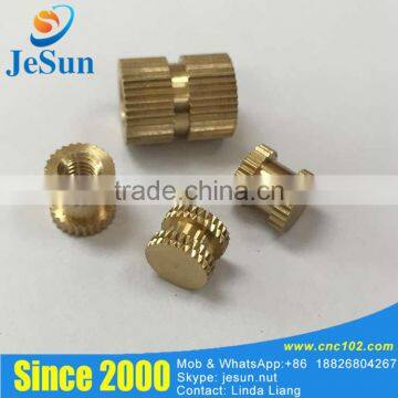 Hot Sale Injection Plastic Copper Nut Knurled Insert M4 M5 M6