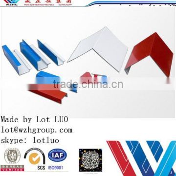 Color roof ridge cap / steel workshop use roof ridge in RAL COLOR