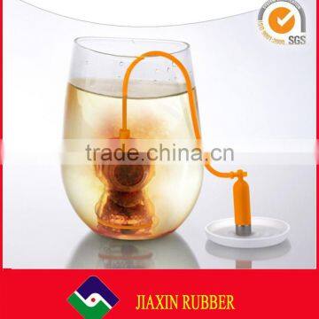 Heat Resistant Loose Leaf Filter Silicone Tea Bag photo-3