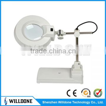 Skin Checking Led Beauty Salon Light Magnifying Lamp Foldable