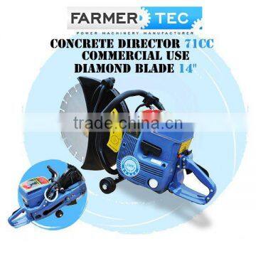 71CC CONCRETE CUT-OFF SAW DEMOLITION BRICK ROAD WITH 14" DIAMOND BLADE COMMERCIAL USE CEMENT CUTTER