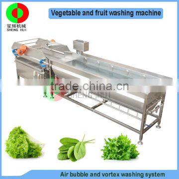 New Developed Vortex Air Bubble Ozone Fruit and Vegetable Washing Machine, Advanced Vegetable Washer for Production Line