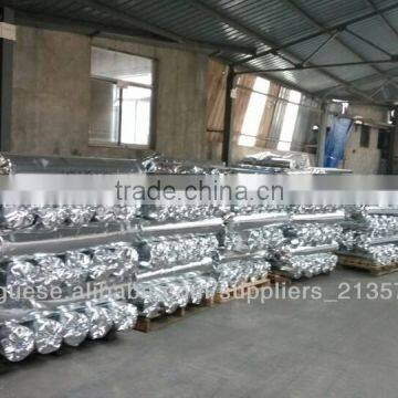 Double Sided Aluminum Foil Fiber Scrim Kraft Vapor Barrier And Radiant Barrier Foil photo-5