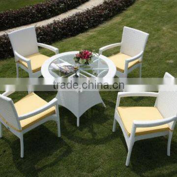 Modern Outdoor Wicker Furniture Stackable Garden Rattan Dining Chair(2042AC) photo-2