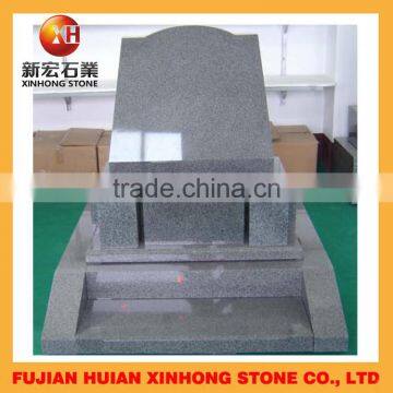 Black High Polished Marble Modern Upright Headstone photo-4