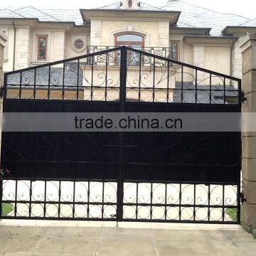 Bisini Cast Iron Main Entrance Metal Swing Gate, Luxury Garden Iron Cast Main Gate photo-2