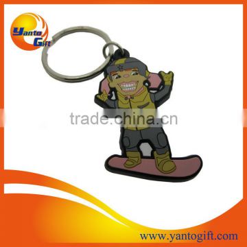 Lovely design 3D cartoon pvc keychain