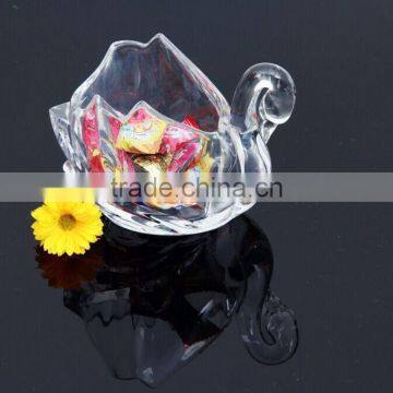 With 10 Years Experience Factory Offer Wholesale Swan Shape Glass Candy Box photo-5