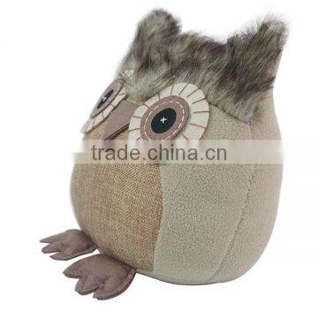 Store More Fashional Plush Cotton Owl Door Stopper With Sand Stuffed photo-4