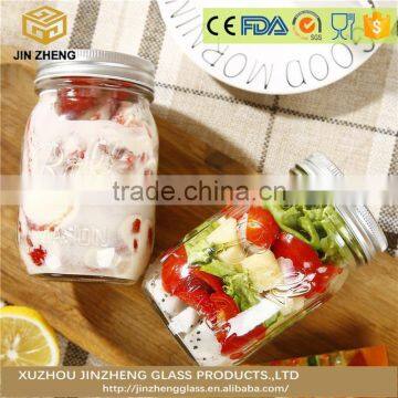 Clear Beverage Cups glass mason cup for ice juice