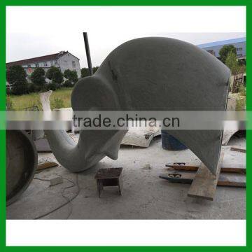 FO-505 Elephent shape fiberglass sculpture for decor