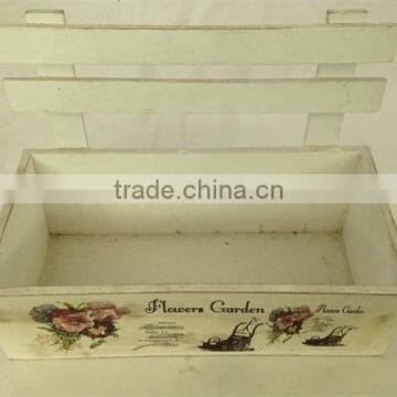 Hot Sale Garden Decoration Flower Box, Shabby Chic Flower Pot photo-2