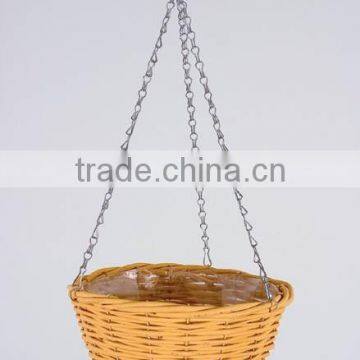 Natural Garden Wicker Hanging Flower Baskets photo-3