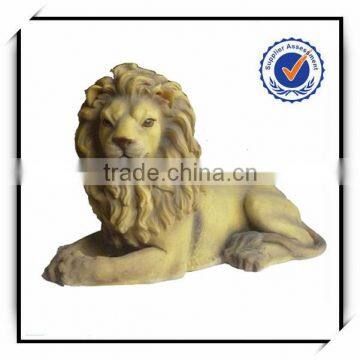 Outdoor 20 inches high fiberglass resin lion statues