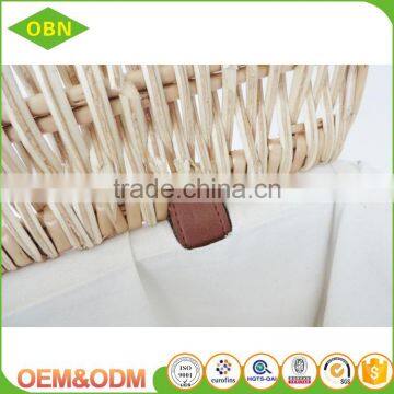Wholesale High Quality Customized Lined Wicker Cotton Decoration of the Dirty Laundry Basket photo-5