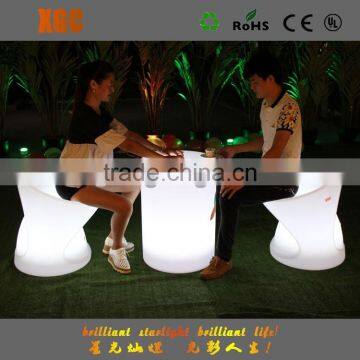 Modern PE Plastic Led Cocktail Bar Table Party Decorations Led Table photo-2