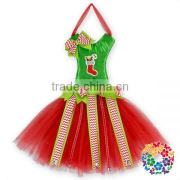 New Christmas Items Christmas Tree Hair Bow Holder ,Christmas Red Green White Snowflake Tutu Bow Holders photo-3