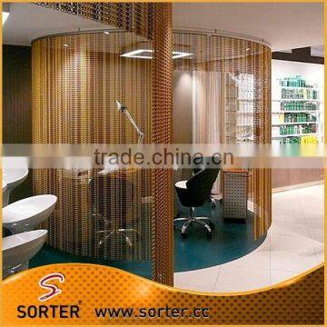 hanging screen metal curtain for room divider