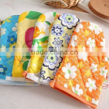 heat resistant cotton oven mitt kitchen microwave oven gloves wholesale