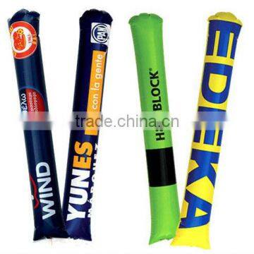 Inflatable clapper sticks