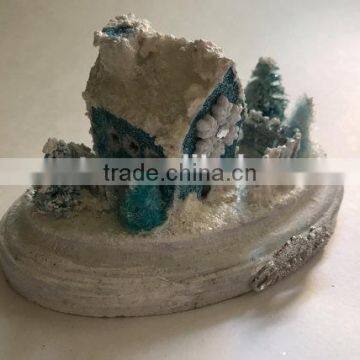 Christmas Village Train Snow Snowy Small photo-3