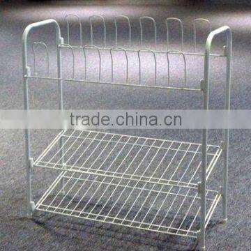 compact metal shoe organizer