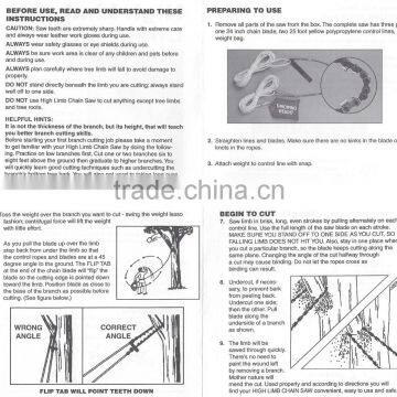 BD-350-1B High Limb Survival Portable Pocket Hand Chainsaw photo-5