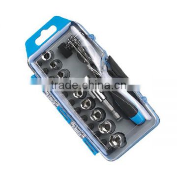 23 Pcs Socket And Bit Tool Set