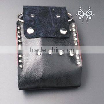 new products Leather Hair Scissor Shear Holster Pouch Holder Case for hairdresser with Waist Shoulder Belt