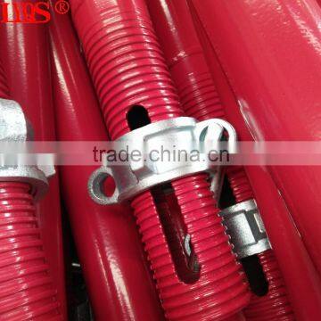 scaffolding parts type steel props shoring jack post prop nut with handle