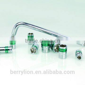 Berrylion Socket Set 9pcs Sockets With 1piece L Type Curved Rod Wrench photo-4