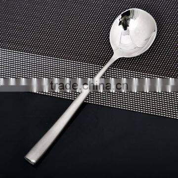 LFGB Stainless Steel Kitchen Utensil Korea Round Spoon HT62 photo-3