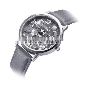 Vogue Camouflage Mil Men's Business Watch Quartz Stainless Steel Watch photo-4