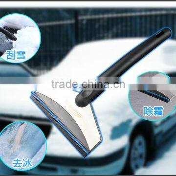 promotion plastic stainless steel car ice scraper snow brush