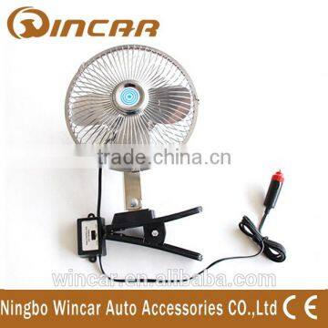 12V/ 24V Mini Electric Fan Oscillating Car Fan photo-2