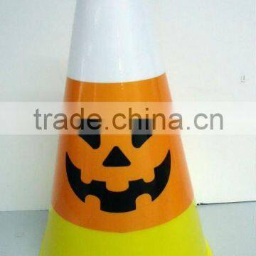 Halloween traffic cones