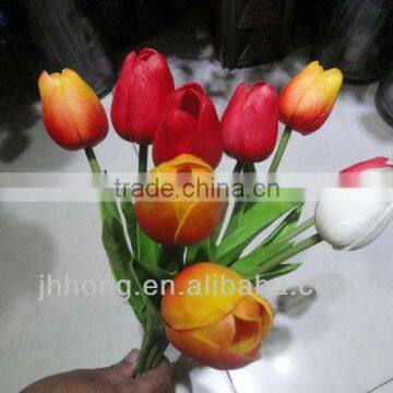 PU Tulip Artificial Flowers Upscale Feel/home Decoration photo-2