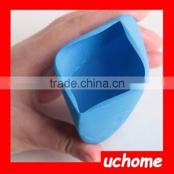 UCHOME Fruite Shape Silicone Gargle Cup,Silicone Pocket Cup For Traveling