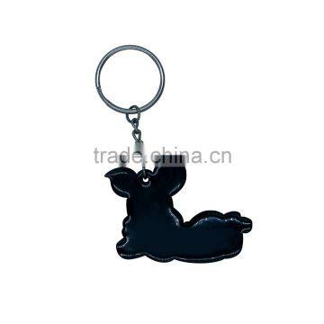2017 Shenzhen Wholesaler Gift Small Soft Rubber Keyrings Silicone Keychain photo-2