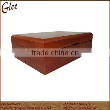 MDF Natural Wooden Tea Tin Box With 12 Compartments photo-3