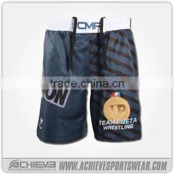 2015 Professional Top High Quality Wholesale Custom Made Boxing Shorts