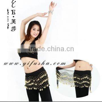 Hot selling 158coins hip scarf