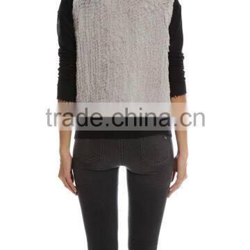 2016 Winter Popular Fashion Women Rabbit Fur Vest photo-3