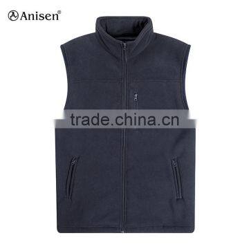 Wholesale Custom Oem Polar Fleece Outdoor Men Vests