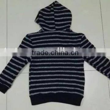 Yiwu Stocks Lots Boy's Fashion Stripe Hoodies Pullover photo-5